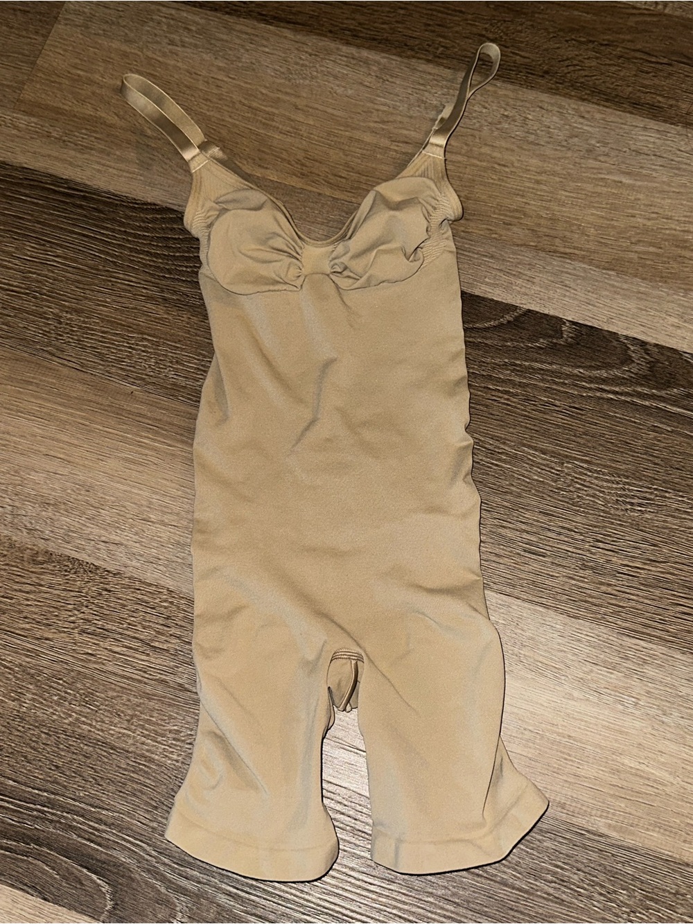 SKIMS Nude Tan Shaping One-Piece Bodysuit